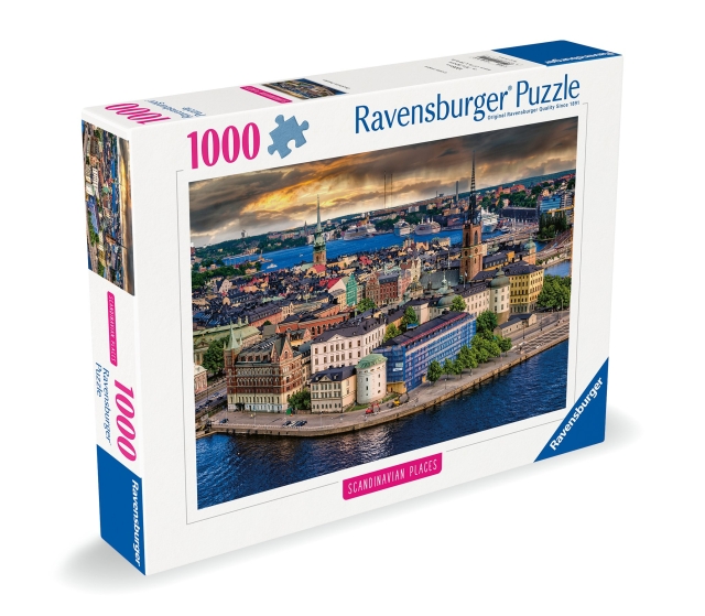 Ravensburger Puslespill Skandinavisk Stockholm Sverige 1000p (12000114)