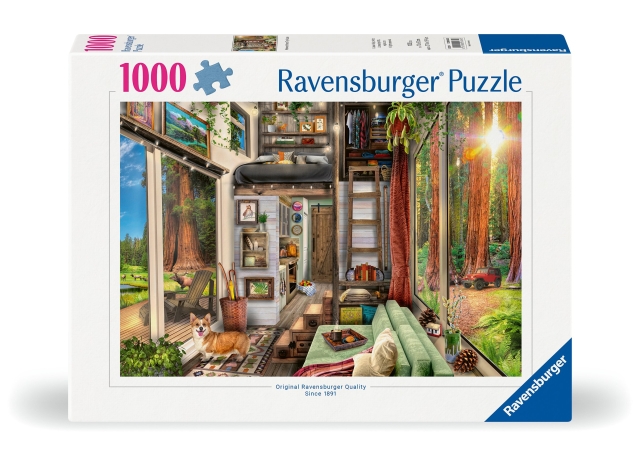 Ravensburger Puslespill Redwood Forest Tiny House 1000p (12000634)