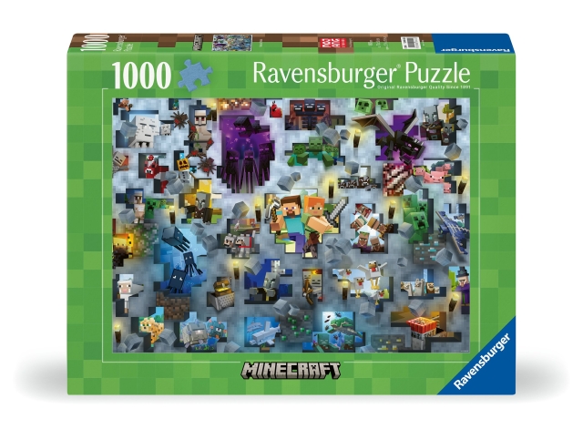Ravensburger Puslespill Minecraft Mobs 1000p (12000422)