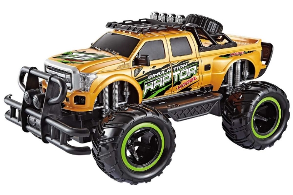 TEC-TOY Raptor R/C 1:12, 2,4GHz 7,4V Li-Ion - gul (471403)