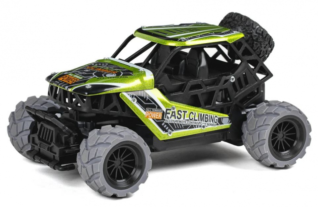 TEC-TOY King Climber R/C 1:18 2,4G 3,7V Li-ion, grønn (471416)