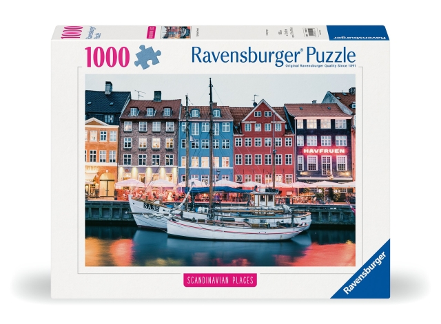Ravensburger Puslespill Scandinavian Copenhagen Denmark 1000p (12000111)