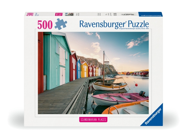 Ravensburger Puslespill Båthusene i Smogen 500p (12000847)