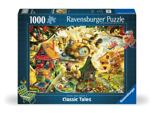 Ravensburger Puslespill Look Out Little Pigs 1000p (12001004)