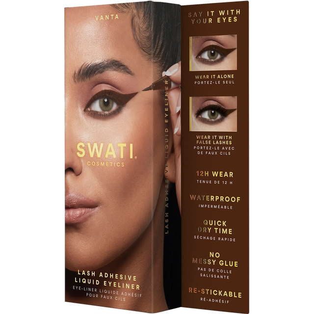 SWATI VANTA Lash Adhesive Liquid Eyeliner Brown