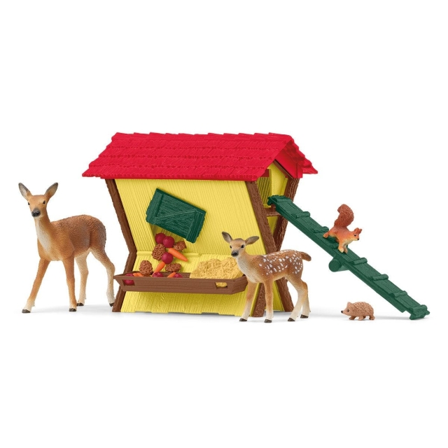 Schleich Farm World - Fôring av skogens dyr (42658)