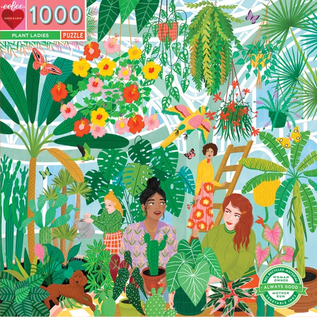 eeBoo Puslespill - Plant Ladies, 1000 brikker (EPZTPTL)