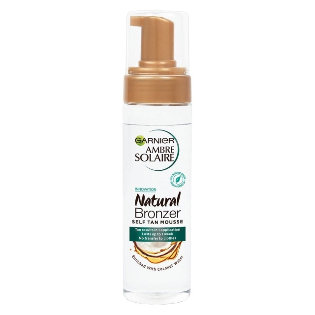 Garnier Ambre Solaire Natural Bronzer Self Tan Mousse 200 ml