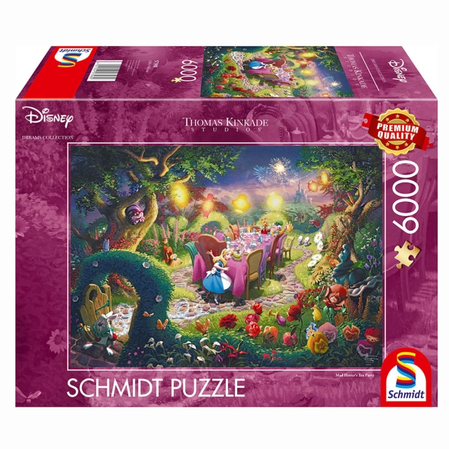 Schmidt Spiele Schmidt - Thomas Kinkade: Disney - Den gale hattemakerens teselskap (6000 brikker) (SCH57398)