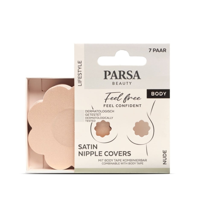 Parsa Sateng brystvortedeksler 7 stk - Nude