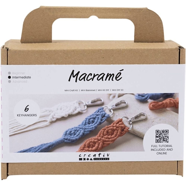 DIY Kit Makramé - Nøkkelring (977554)