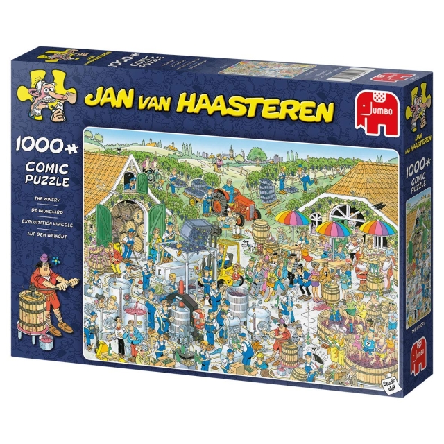 Jan van Haasteren Vingården, puslespill med 1000 brikker (JUM9095)