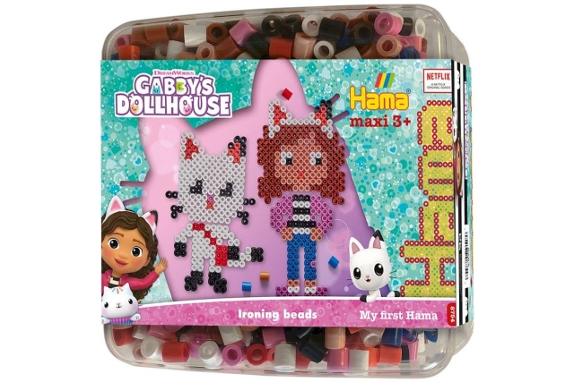 HAMA Beads Hama - Maxi perler og perleplate - Gabbys dukkehus (388754)