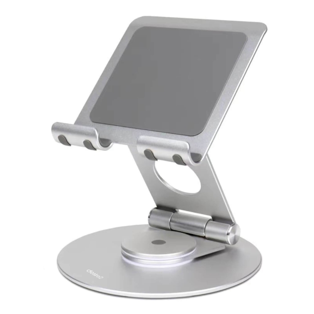 Desire2 Dual Pivot 360 Stand for Tablets and Smartphones Silver