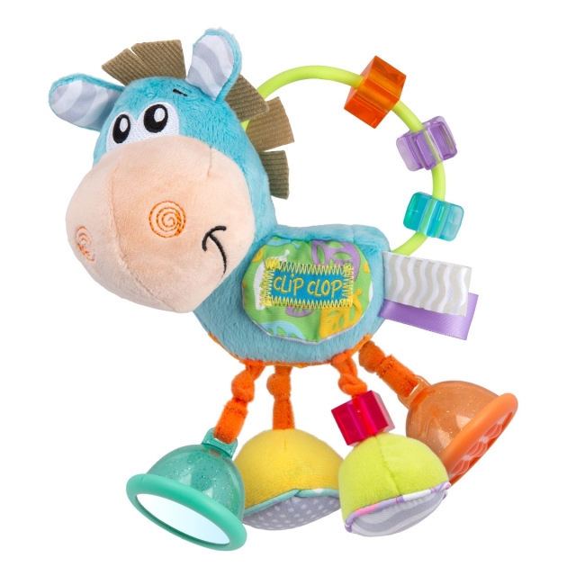 Playgro Clip Clop Aktivitetshest - Blå - (10188462)