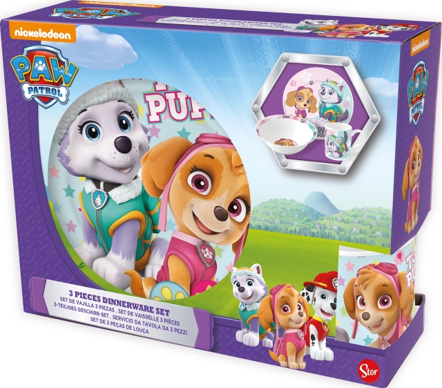 Paw Patrol Stor - 3 stk. Paw Patrol Gavesett - (40655)