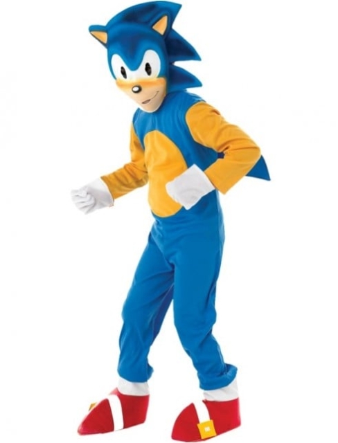 Rubies Klassisk kostyme - Sonic (104 cm)