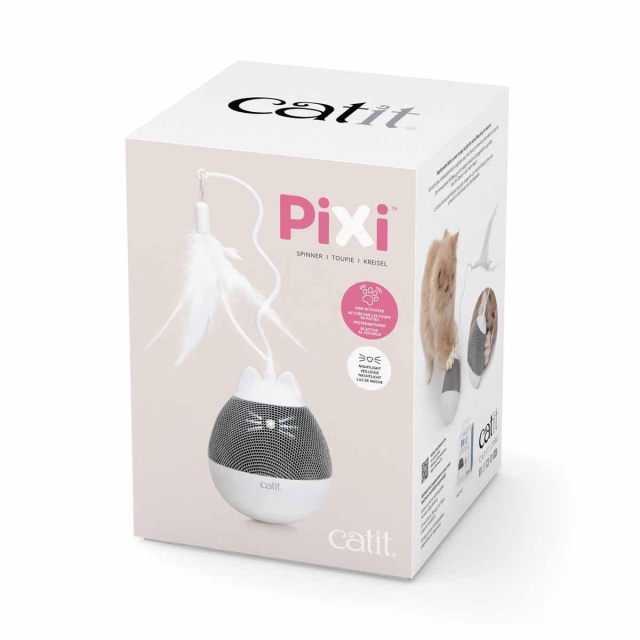 catit Pixi Spinner hvit og grå - (787.0180)