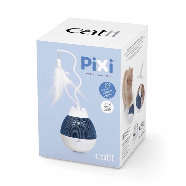 catit Pixi Spinner hvit og blå - (787.0182)