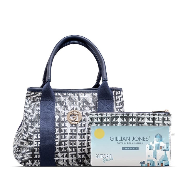 Gillian Jones Mary Bag - Mary med Santorini-trykk