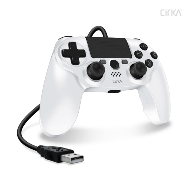 Hyperkin Nuforce kablet kontroller for PS4/PC/Mac (hvit)