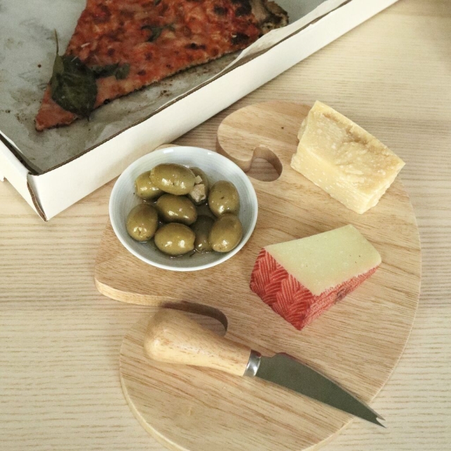Kikkerland Skjærebrett og kniv med sopp
