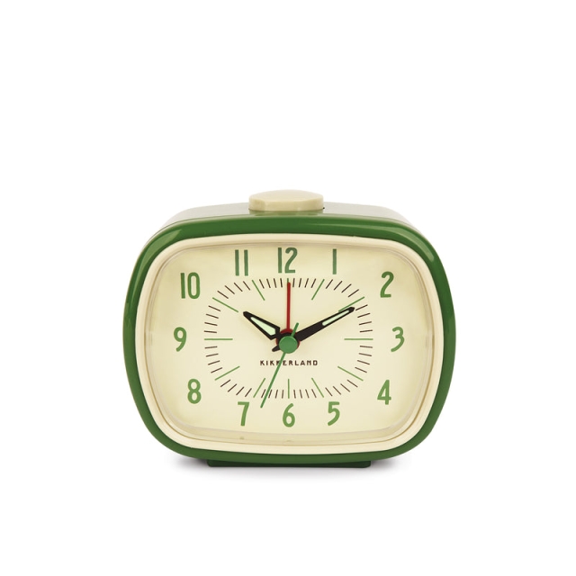 Kikkerland Retro vekkerklokke + grønn