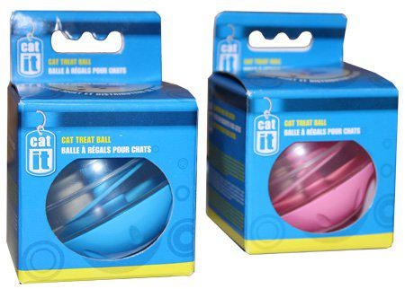 catit Katt Treat Ball Rosa/Transparent Ø 8Cm - (787.0019)