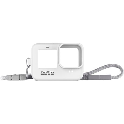 GoPro Hylse + nøkkelbånd for HERO9/HERO10 Black (hvit)
