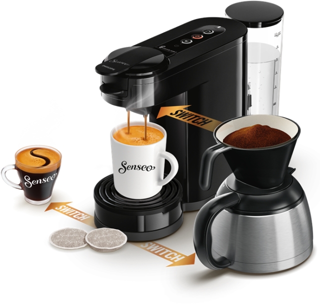 Senseo Switch kaffemaskin HD6594/60
