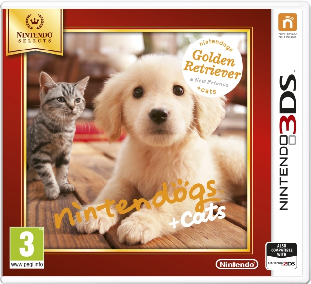 Nintendogs and Cats 3D: Golden Retriever (3DS)