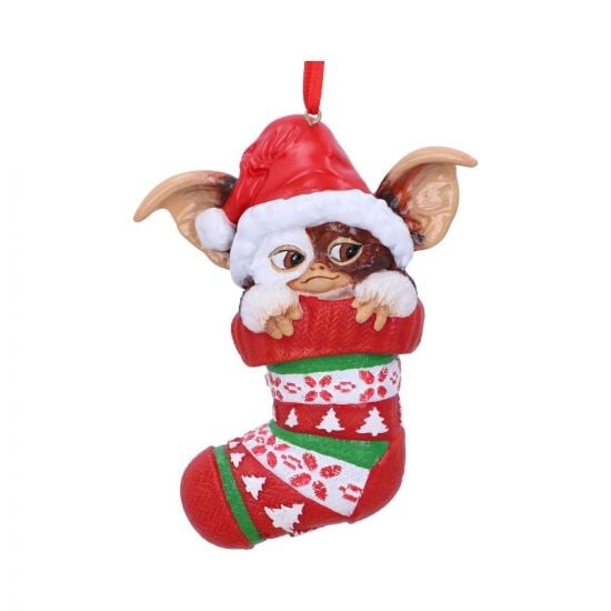 Nemesis Now Gremlins Gizmo i strømpe hengende ornament 12 cm