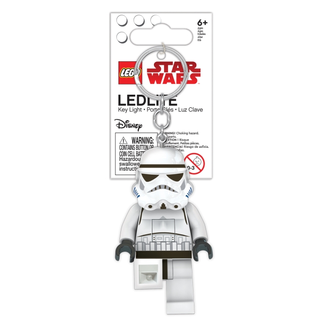 LEGO - Nøkkelring med LED-lys Star Wars - Stormtrooper (4005036-LGL-KE12H)
