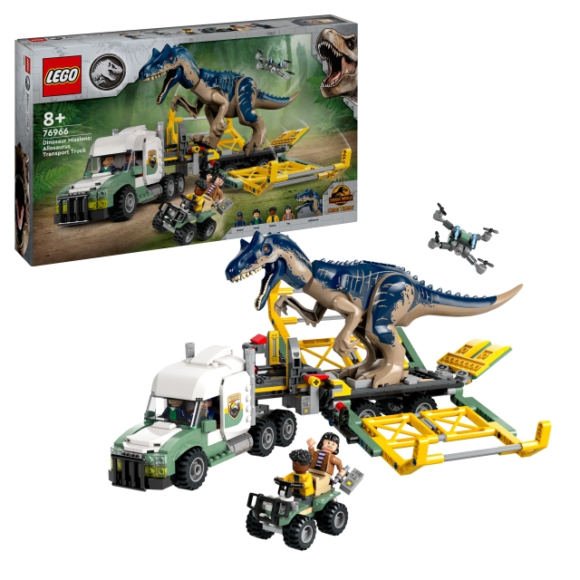 LEGO Jurassic World - Dinosauroppdrag: Allosaurus-transportbil (76966)
