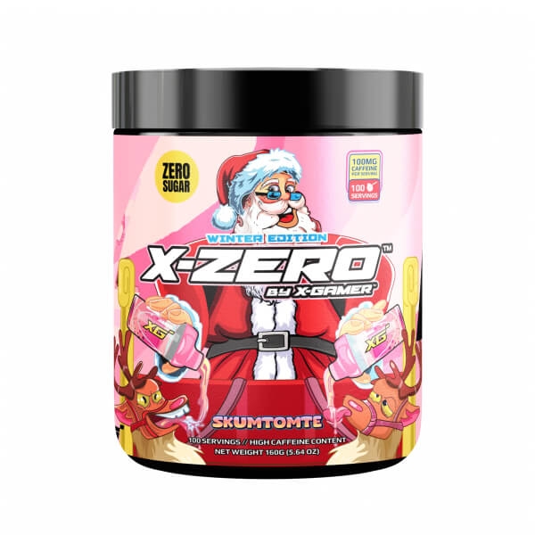 X-GAMER Energidrikkpulver X-Zero 160 gram Skumtomte