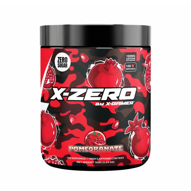 X-GAMER Energidrikkpulver X-Zero 160 gram Pomegranate