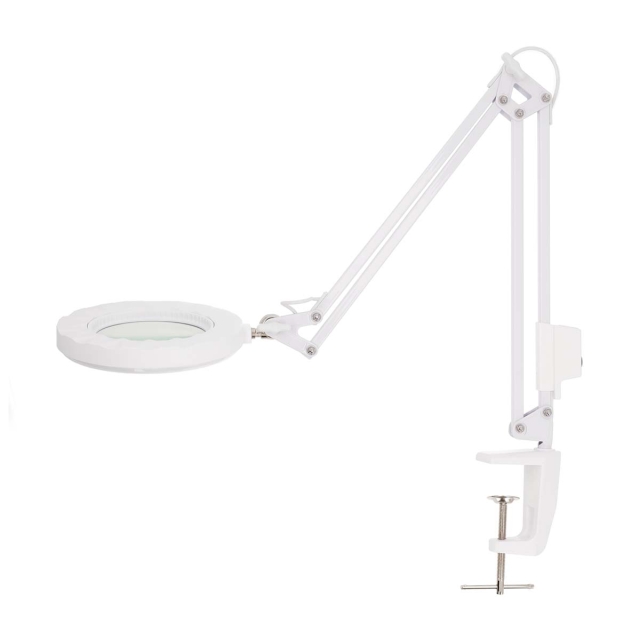 Nedis Forstørrelsesbordlampe | Linsestyrke: 3 Diopter | 6500 K | 6 W | 700 lm | Hvit