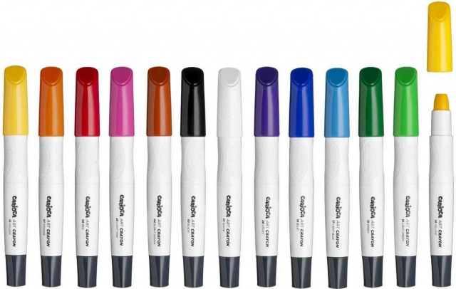 CARIOCA Plus - Art fargestifter vannløselige, 12 stk (809313)