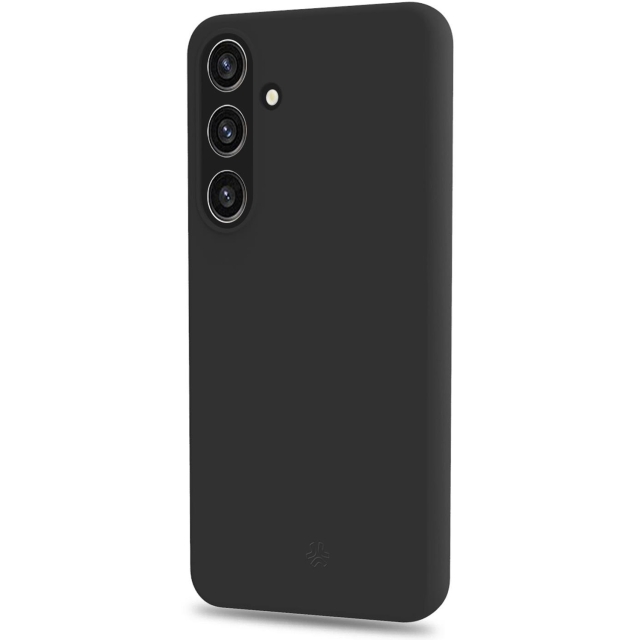 Celly Cromo Soft gummideksel Galaxy S25 Svart