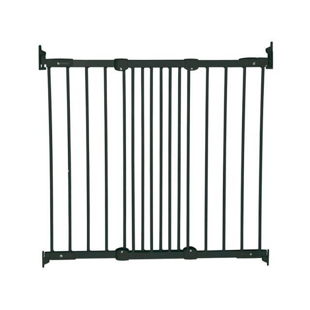 BabyDan Sikkerhetsgrind - Flexi Fit metall Svart - 67-105,5 cm (55116-2600-10)