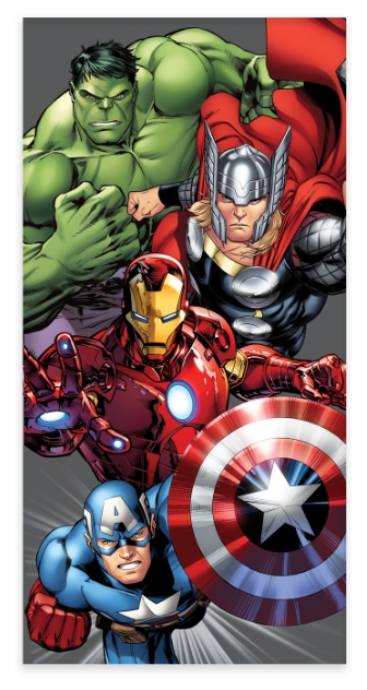 BrandMac Håndkle - 60 x 120 cm - Avengers (110082)