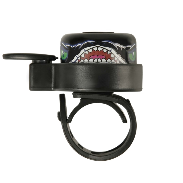 Crazy Safety Black Dragon sykkelklokke for barn - One size