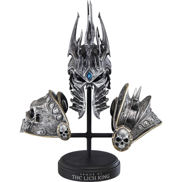 Blizzard World of Warcraft - Ikonisk hjelm og rustning av Lich King Replica