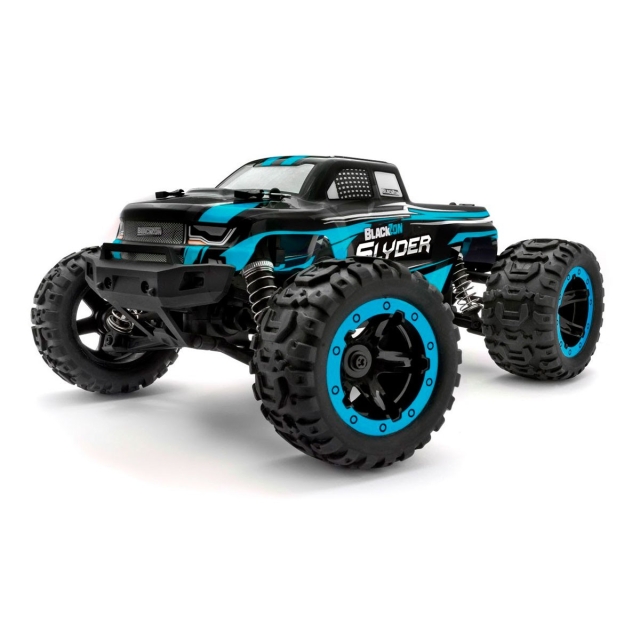 Blackzon Slyder MT 1/16 4WD elektrisk monstertruck - blå (540104)