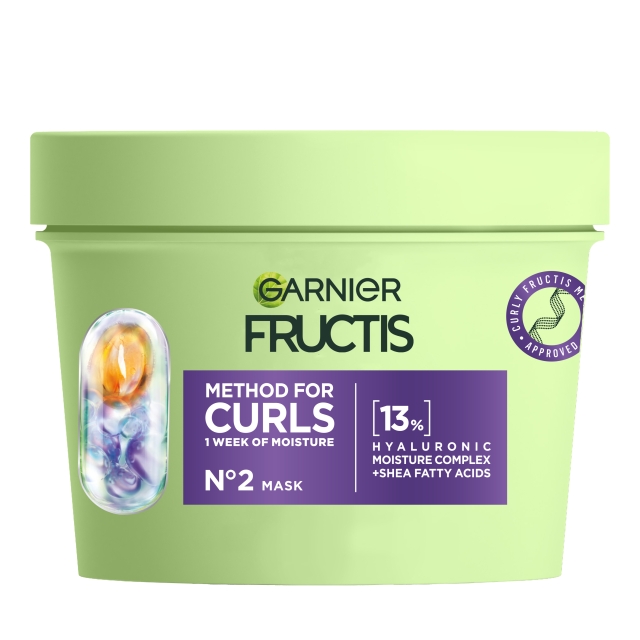 Garnier Fructis Method for Curls maske for krøllete hår - 370 ml