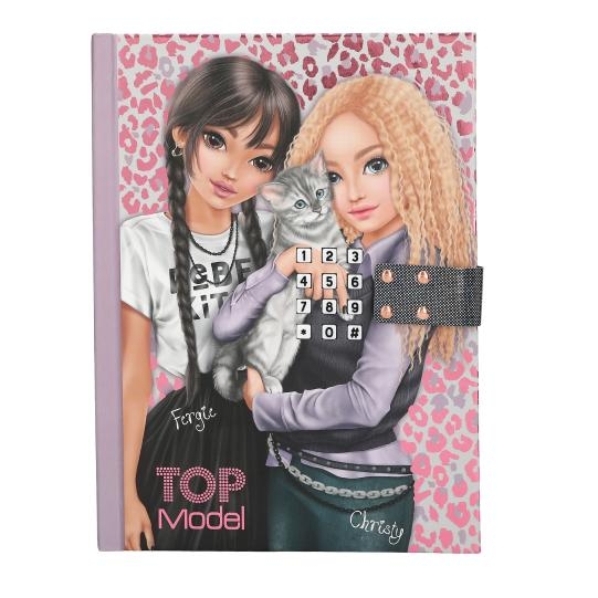 TOPModel Dagbok med kode og lyd REBEL KITTY ( 0413230 )