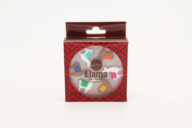 Winkee Drinkmarkører - Llama Glassmarkører