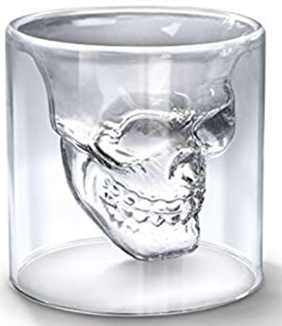 Winkee Hodeskalle-shotglass - 25 ml, sett med 4 stk