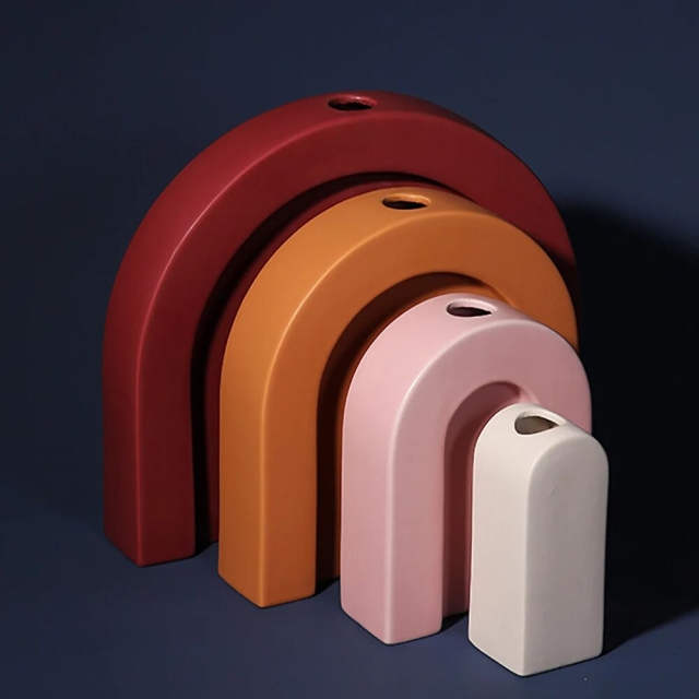 Winkee Vase - Regnbue
