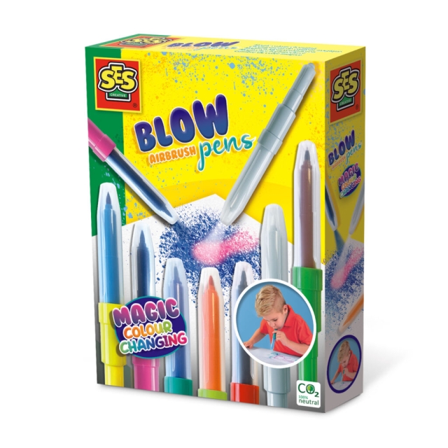 SES Creative Blåsepenner - Airbrush Magic Colours - (S00283)